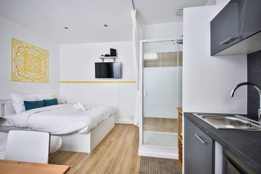 Cosy Independant Studio Proche Gare Et Jardin Paris Luaran gambar
